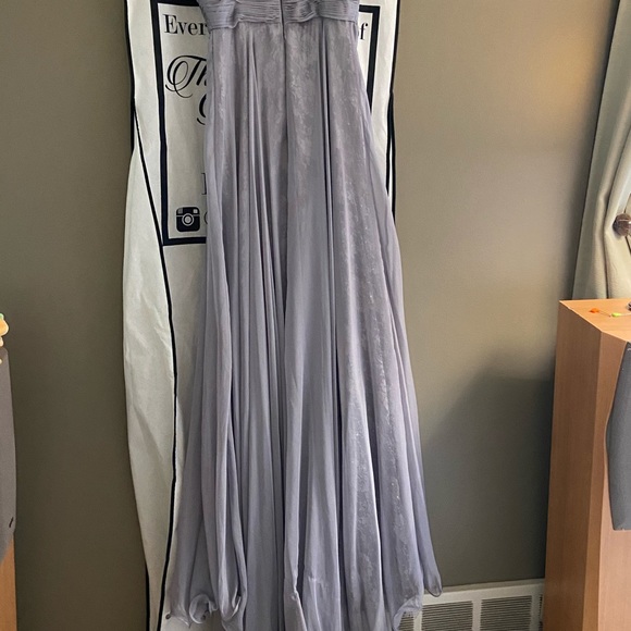 Grey prom dress by Mac Duggal - Picture 7 of 11